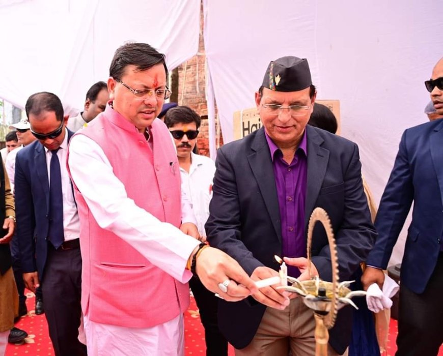 CM धामी ने प्रेस क्लब में पत्रकारों को दी Diwali की शुभकामनाएं! समाचार UP/UK