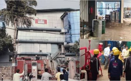Braking News: सेलाकुई फार्मा कंपनी में लगी आग, 9 लोग झुलसे!समाचार UP/UK