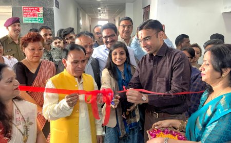 स्वास्थ्य मंत्री डॉक्टर धन सिंह रावत ने एसएनसीयू का शुभारंभ किया! समाचार UP/UK