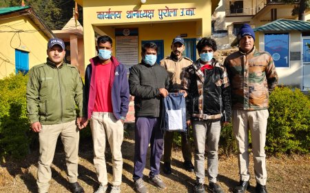 2 किलो 16 ग्राम चरस के साथ 3 तस्कर गिरफ्तार l समाचार UP/UK