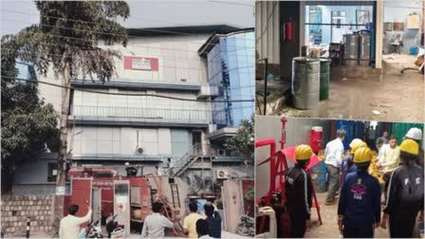 Braking News: सेलाकुई फार्मा कंपनी में लगी आग, 9 लोग झुलसे!समाचार UP/UK