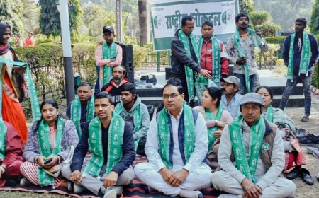 भ्रष्टाचार और बेरोजगारी  को लेकर राष्ट्रीय लोक दल ने किया धरना प्रदर्शन l समाचार UP/UK