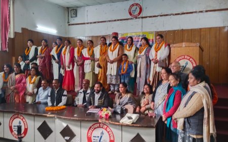 महिला रामलीला के कलाकारों को राष्ट्रवादी रीजनल पार्टी ने किया सम्मानित l समाचार UP/UK