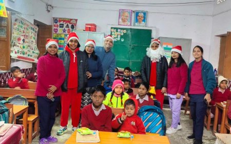 छात्र-छात्राओं के साथ सेवा सोसाइटी ने मनाया क्रिशमस डे l समाचार UP/UK