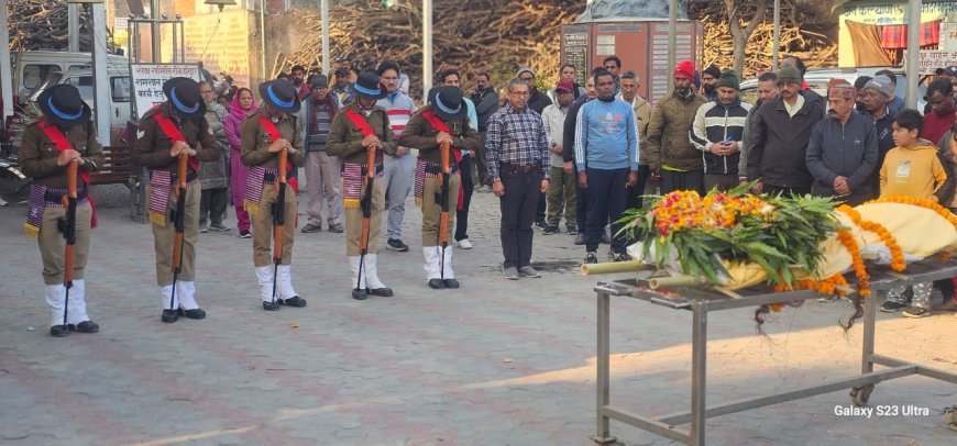 हरिद्वार पुलिस के कांस्टेबल का आकस्मिक निधन, शोक की लहर l समाचार UP/UK
