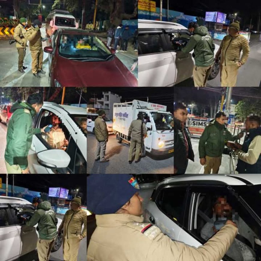 शराब पीकर गाड़ी चला रहे लोगों को Doon Police ने सिखाया कानून का पाठ l समाचार UP/UK