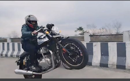 बाइक से स्टंट करना युवको को पड़ा भारी l समाचार UP/UK