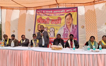 चंद्रबनी वार्ड 91 से निर्दलीय पार्षद प्रत्याशी ने की चुनावी जनसभा l समाचार UP/UK