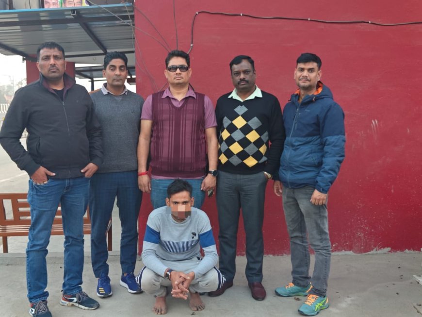 महिला के गले से सोने की चेन लूटने वाले चोर को STF ने पकड़ा l समाचार UP/UK