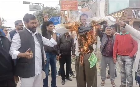 उत्तराखंड के कैबिनेट मंत्री के बयान पर राष्ट्रवादी रीजनल  पार्टी ने पुतला फूंककर मांगा इस्तीफा ll समाचार UP/UK