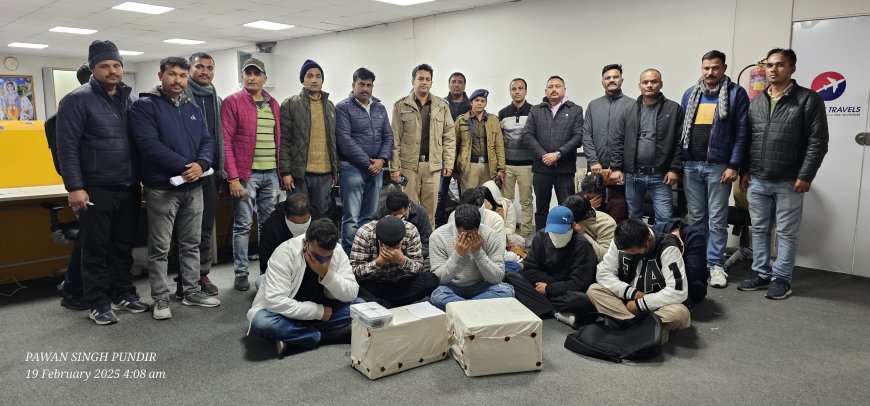 STF और पटेल नगर पुलिस की बड़ी कार्यवाही,Cyber Fraud गिरोहा का भंडाफोड़ ll समाचार UP/UK