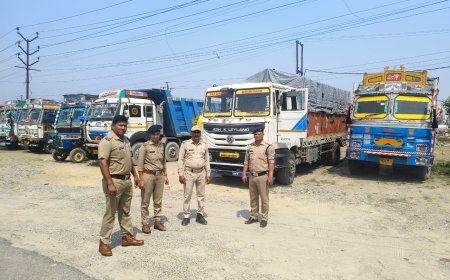 SSP के निर्देश पर अवैध खनन, ओवर स्पीड के खिलाफ पुलिस की बड़ी कार्रवाई ll समाचार UP/UK